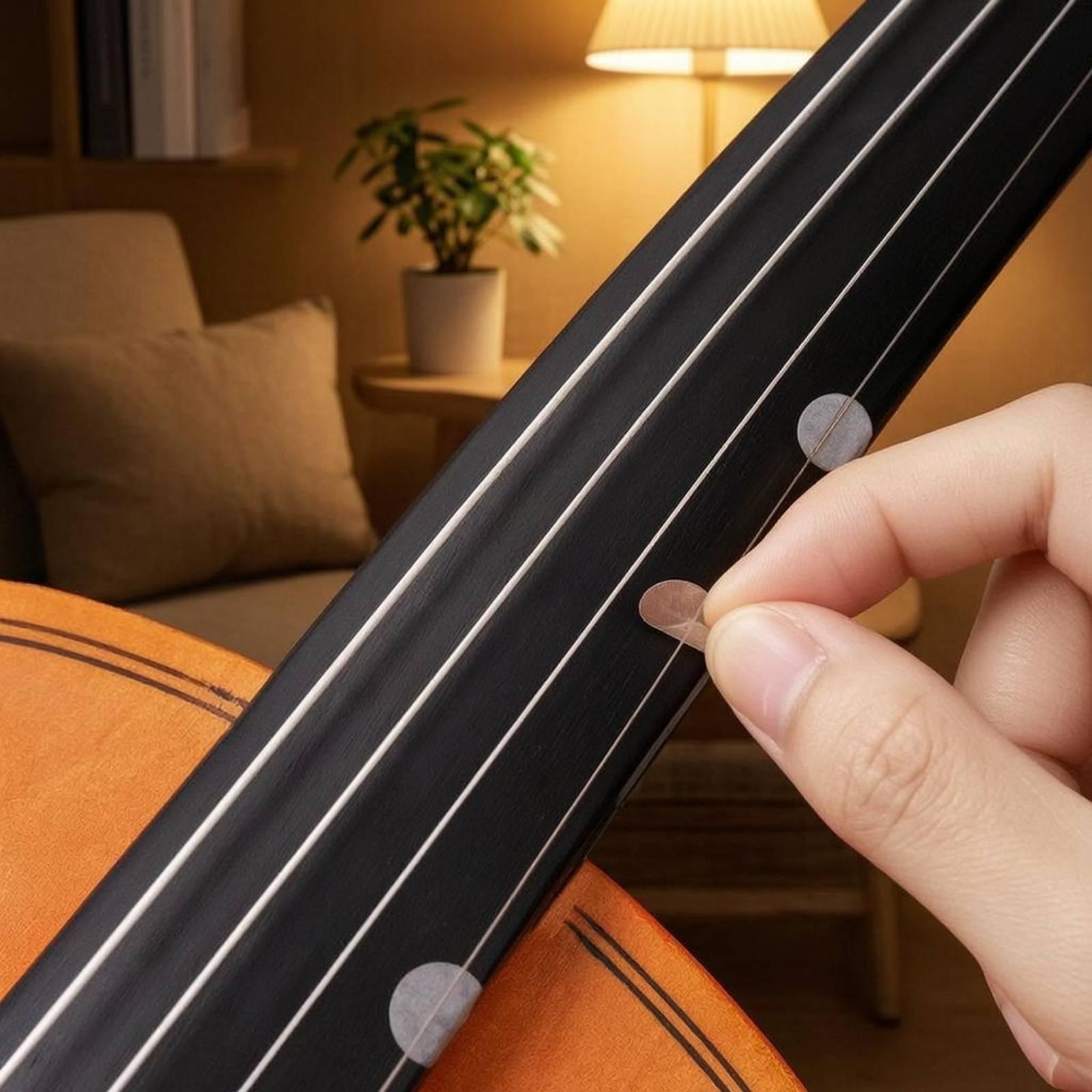 Musical Instrument Veena - Music Learning Practice Dot Tape Fingerboard