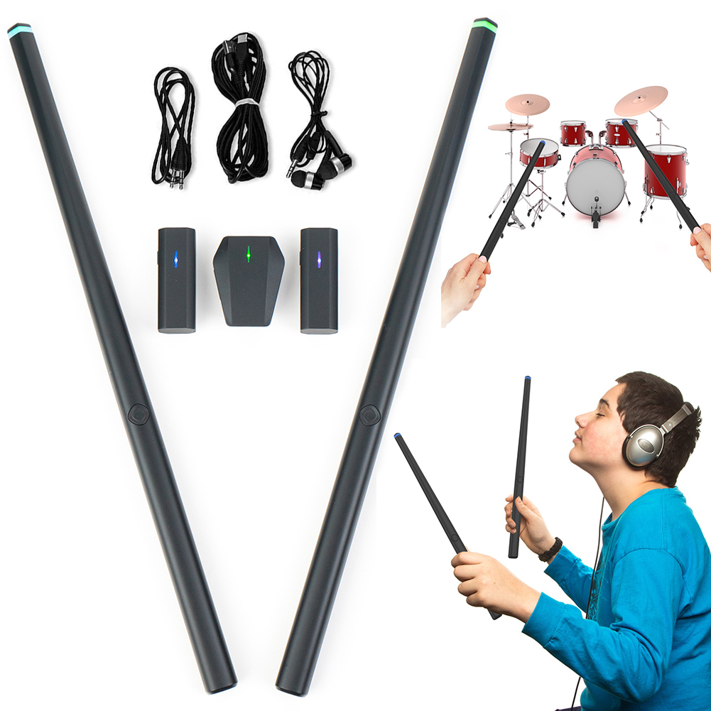 Musical Instrument Virtual - Electronic Air Drumsticks Portable Air Drum