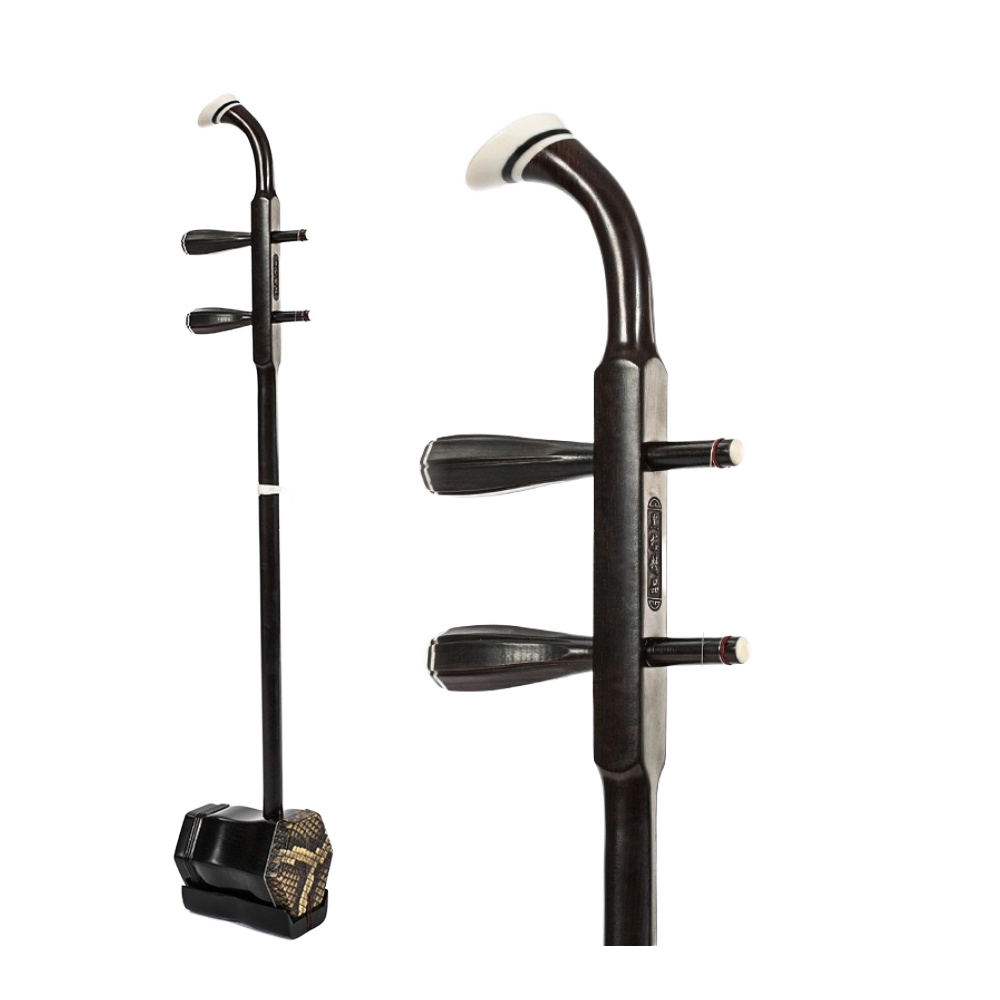Musical Instrument Fiddle - Traditional Chinese 2-String Erhu Set for