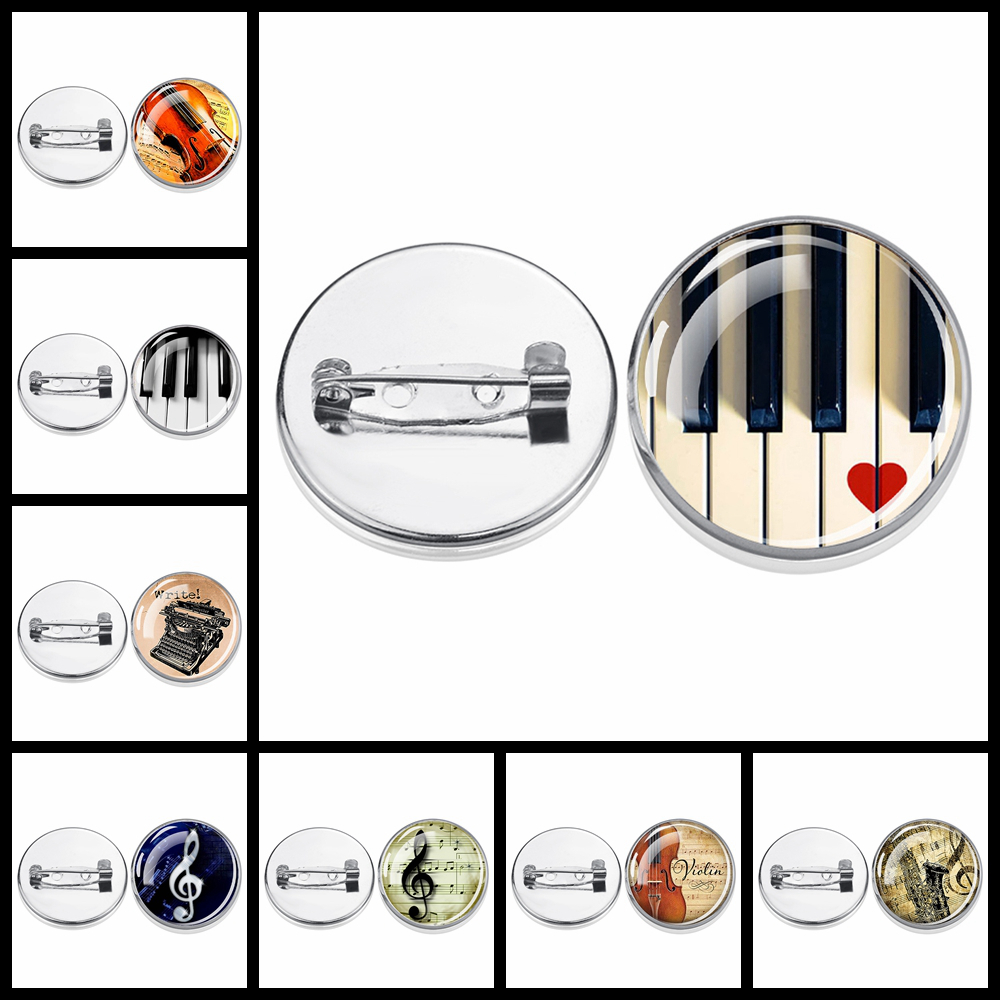 Musical Instrument Jewelry - 1PC Musical Instrument Piano Guitar Clarinet