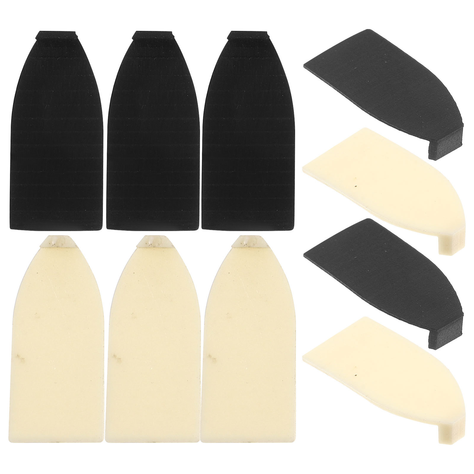 10Pcs Violin Bow Pads Plastic  - Musical Instrument Veena review and price
