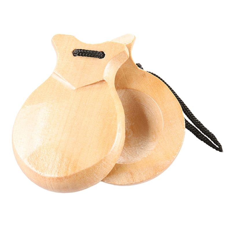 2 Pcs Wood Spanish Castanets F - Musical Instrument Clapper review and price