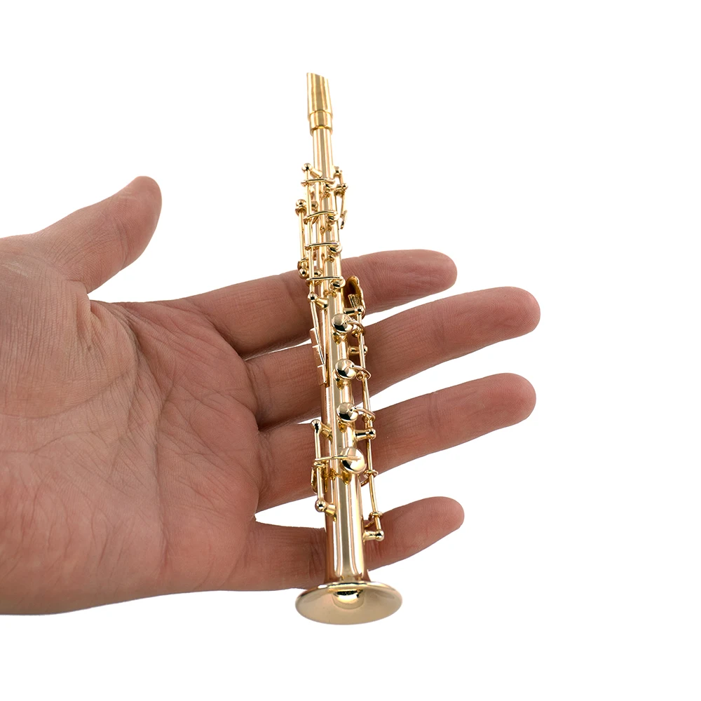 Miniature Copper Soprano Saxop - Musical Instrument Japan review and price