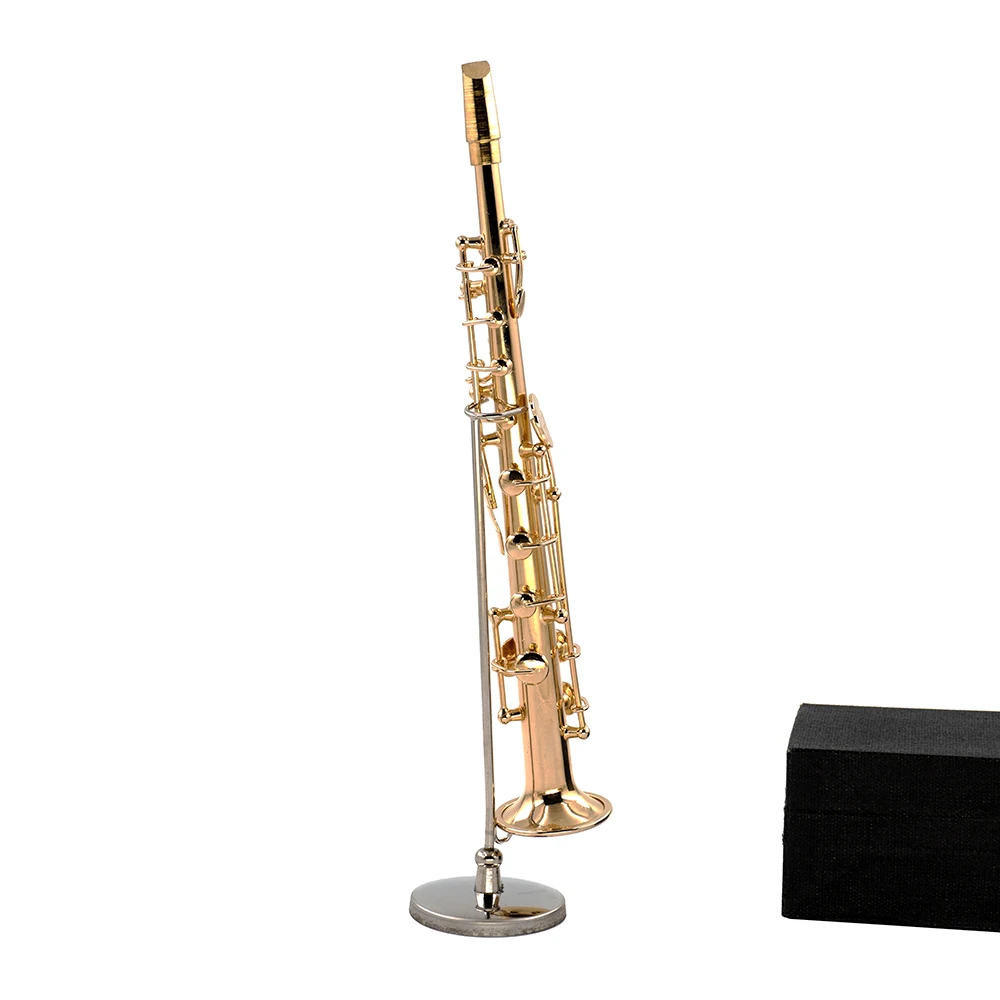 Miniature Copper Soprano Saxop - Musical Instrument Japan review and price