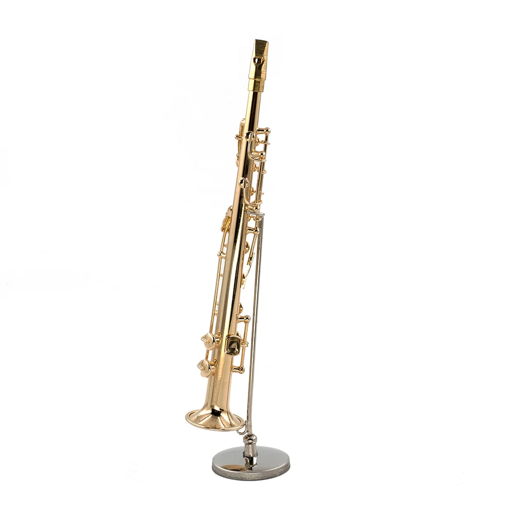 Miniature Copper Soprano Saxop - Musical Instrument Japan review and price