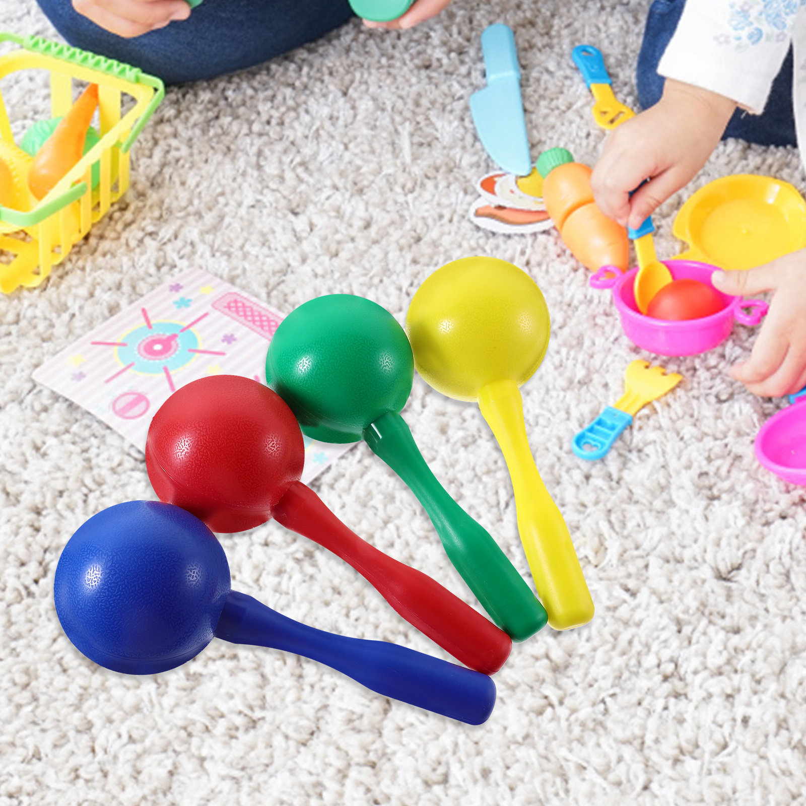 8Pcs Shaking Maracas Kids Musi - Musical Instrument You Shake review and price