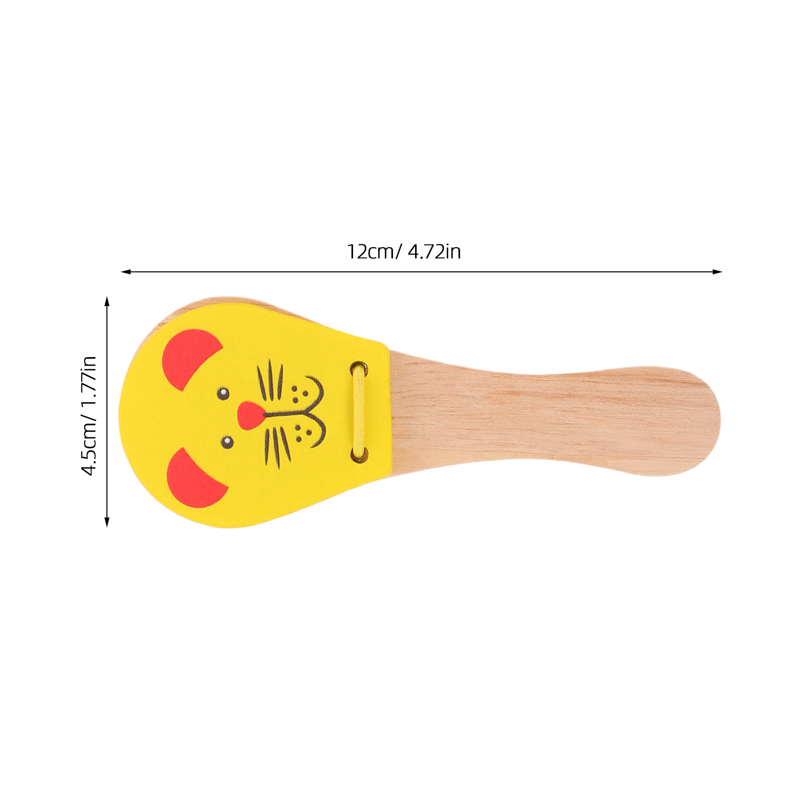 3Pcs Wooden Castanets for Anim - Musical Instrument Clapper review and price