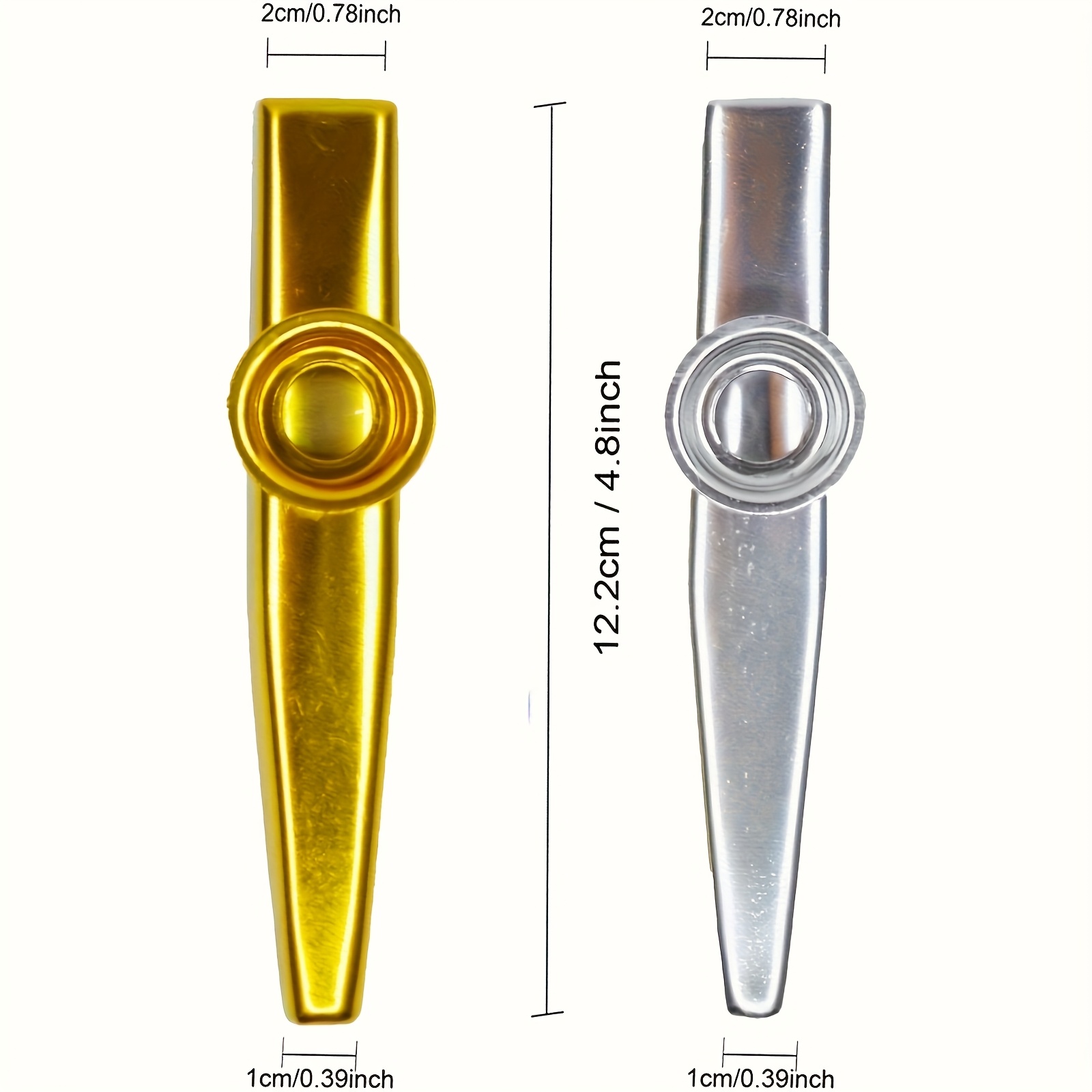 7pcs Metal Kazoos Simple Desig - Musical Instrument Veena review and price