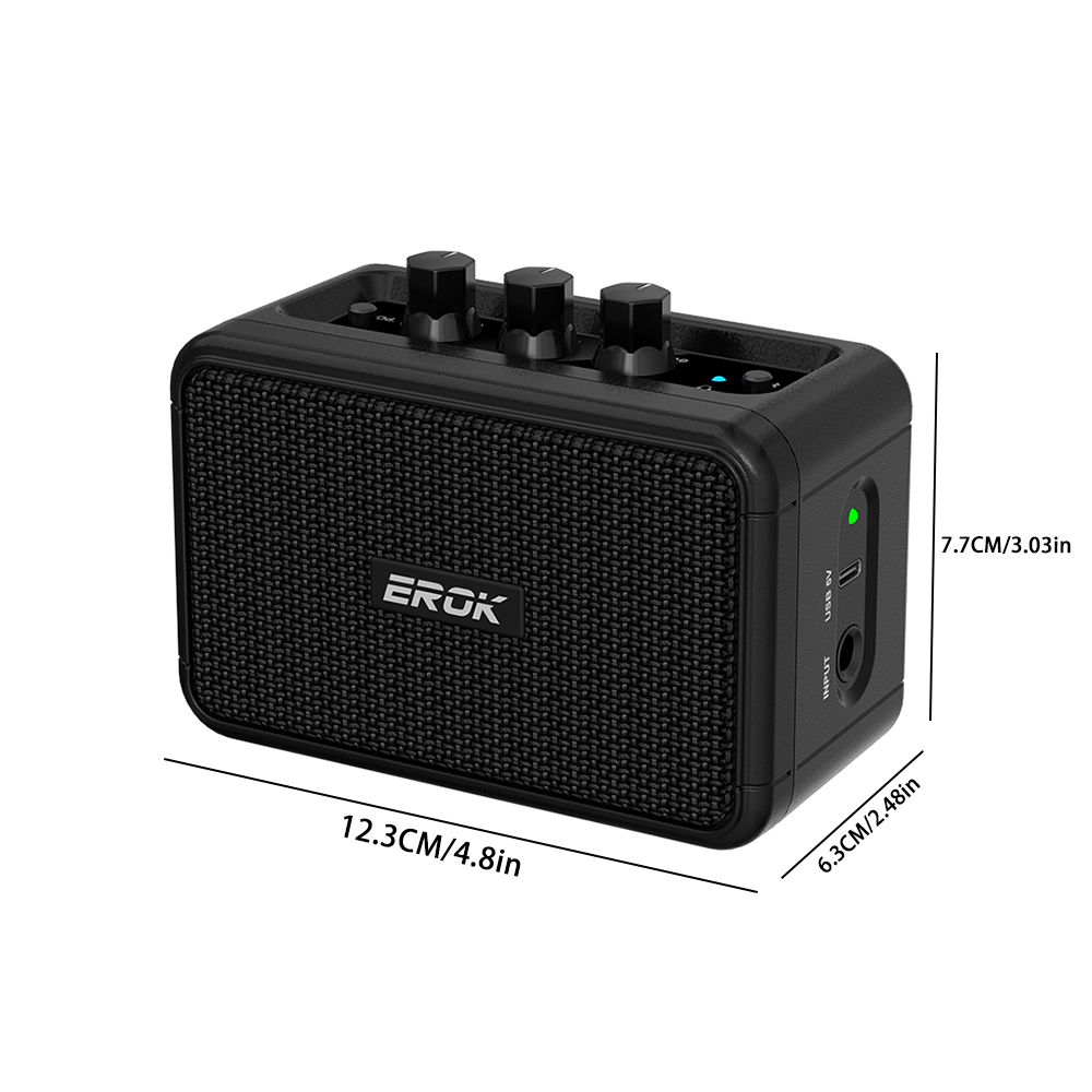 Portable EROK Mini 5W Guitar A - Musical Instrument Amplifier review and price
