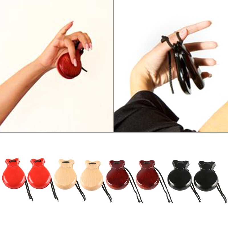 2Pcs Traditional Castanet Span - Musical Instrument Clapper review and price