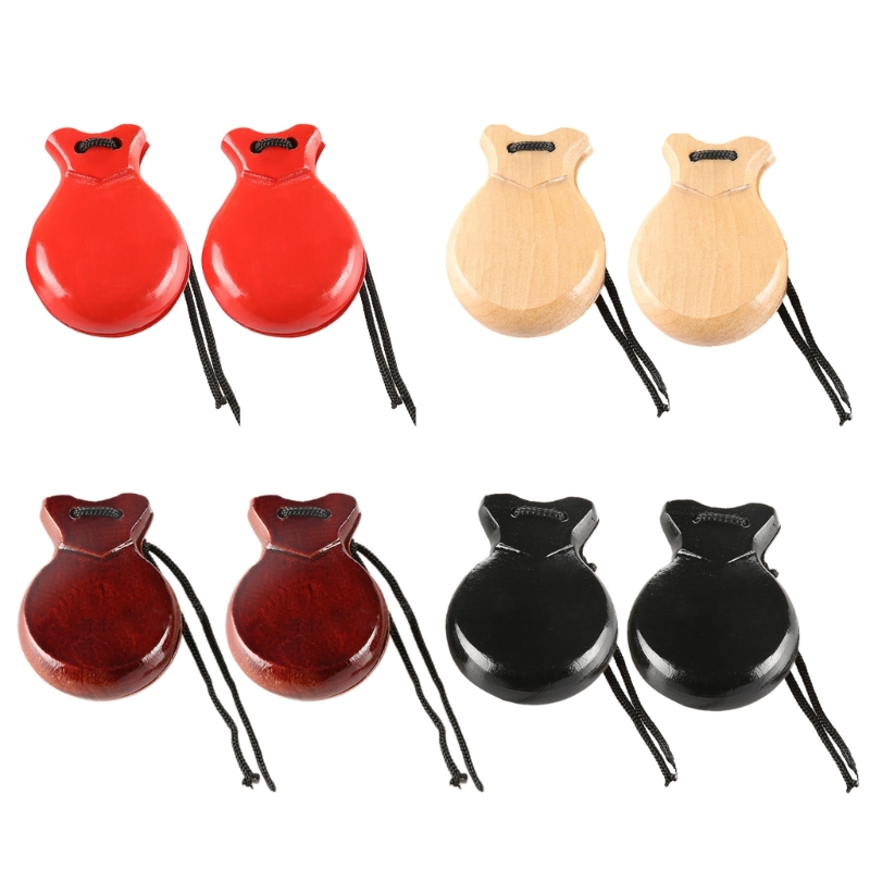 2Pcs Traditional Castanet Span - Musical Instrument Clapper review and price