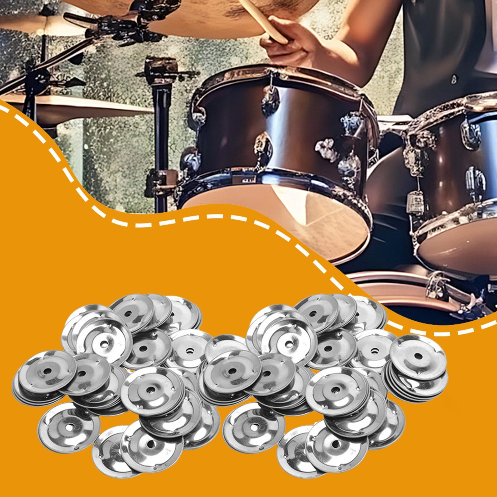 50pcs Tambourine Ring Cymbals  - Ocean Drum Wave review and price