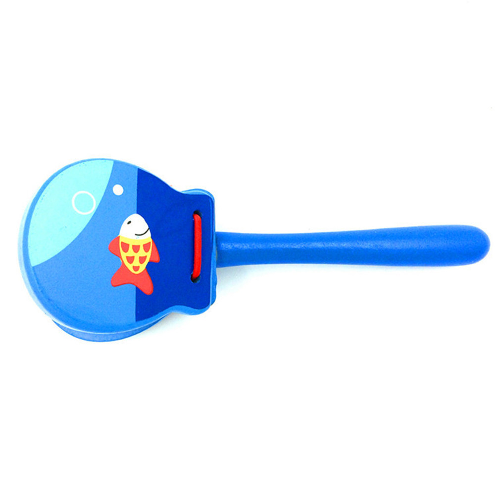 3Pcs Wooden Castanets Cartoon  - Musical Instrument Clapper review and price