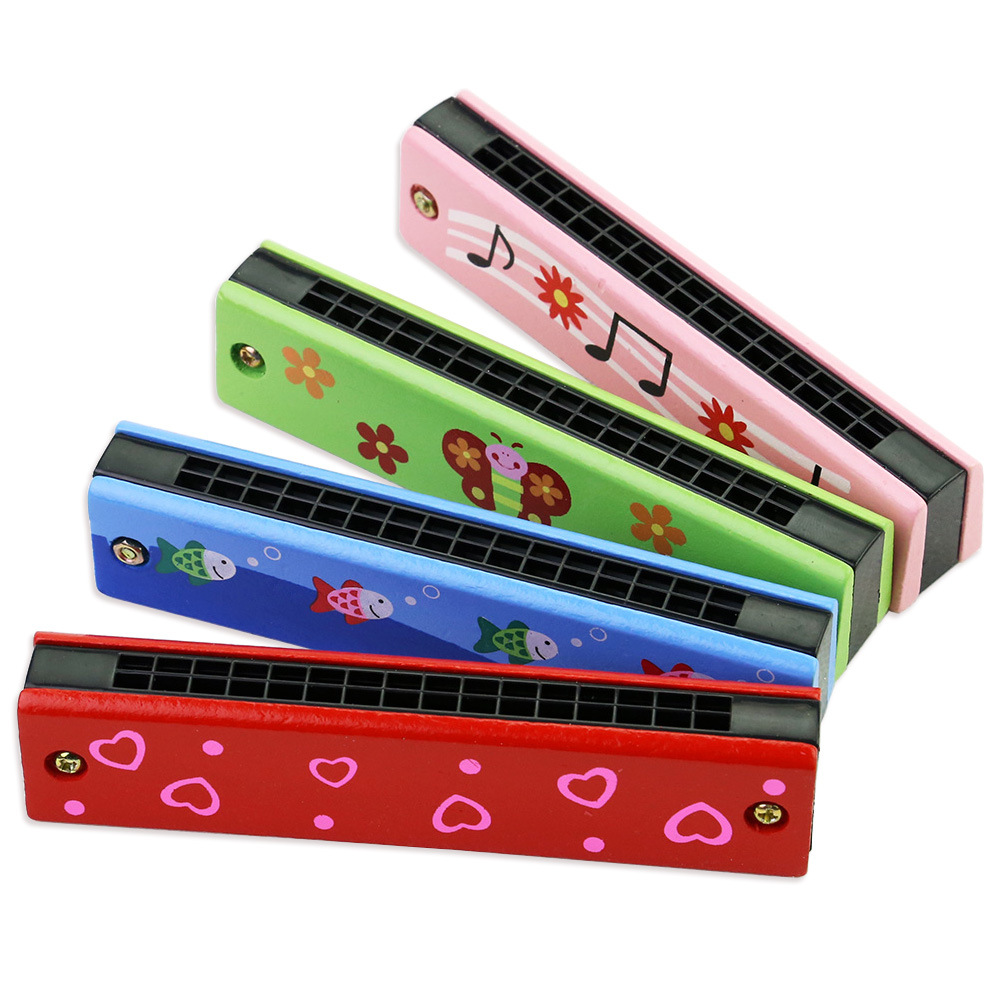 Children's Harmonica, Wooden M - Musical Instrument That You Blow Into review and price