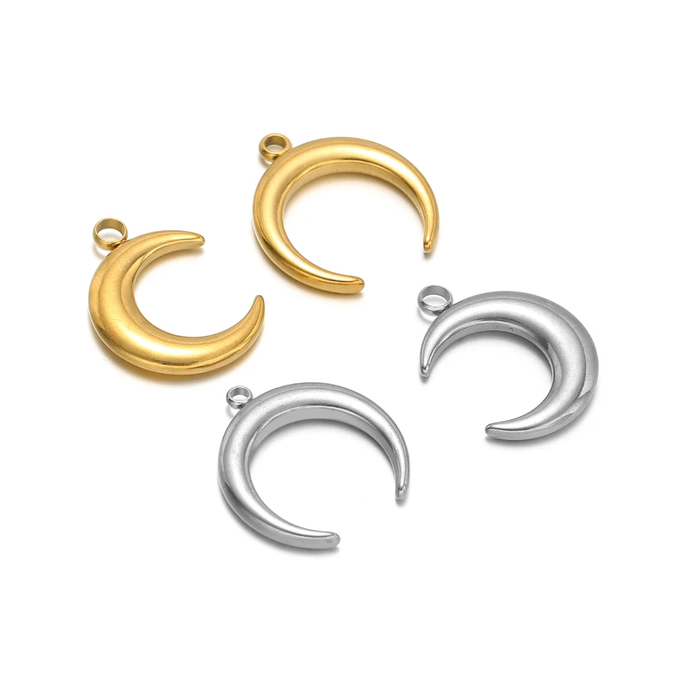 5pcs Stainless Steel Moon Horn - Musical Instrument Jewelry review and price
