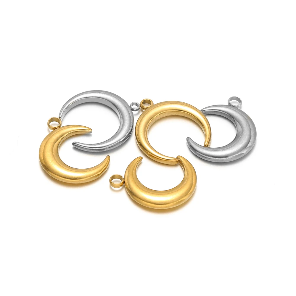 5pcs Stainless Steel Moon Horn - Musical Instrument Jewelry review and price