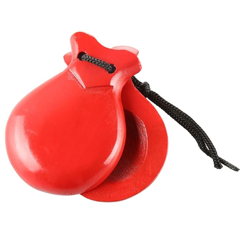 2Pcs Traditional Castanet Wood - Musical Instrument Clapper review and price