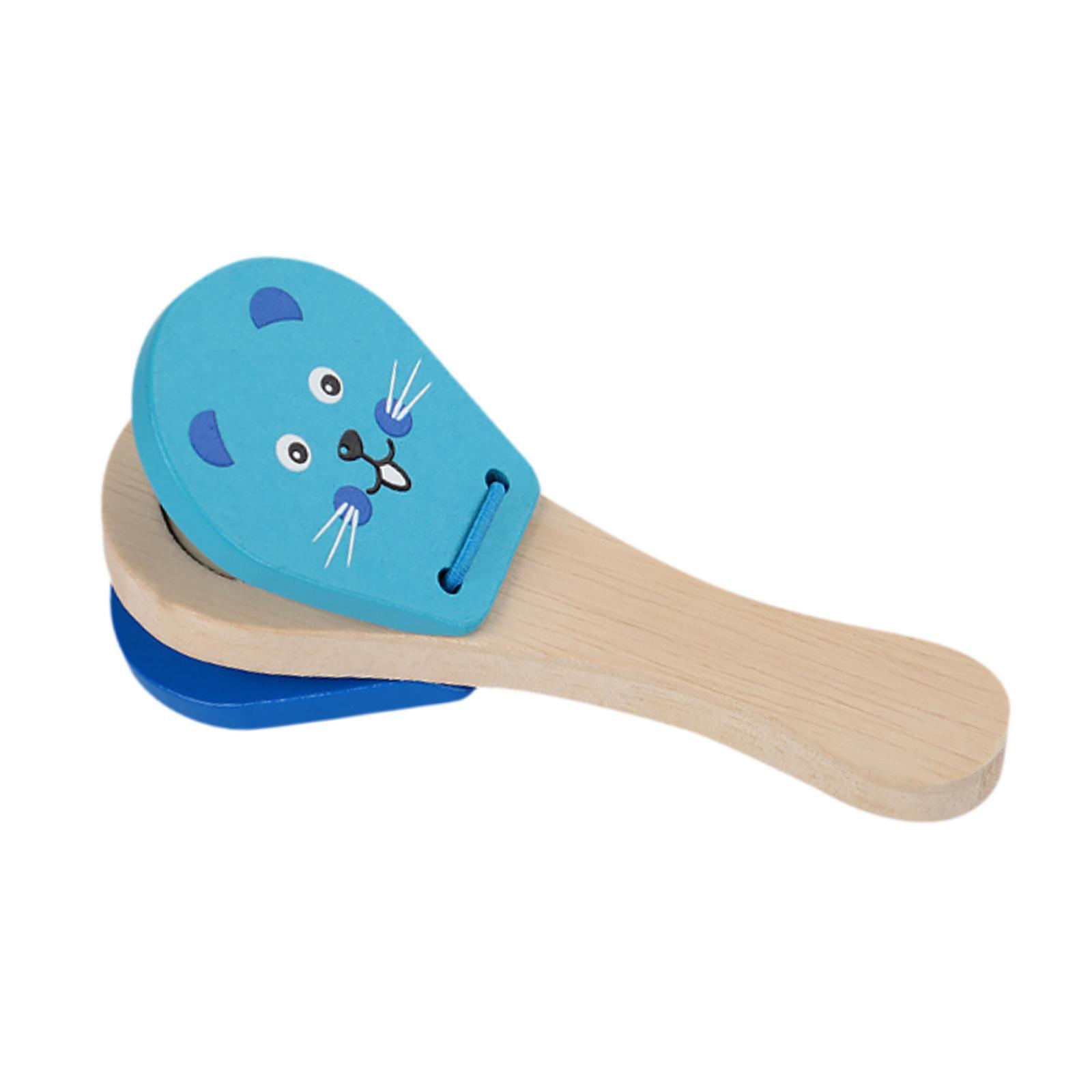 Wooden Castanets Clapper Kids  - Musical Instrument Clapper review and price