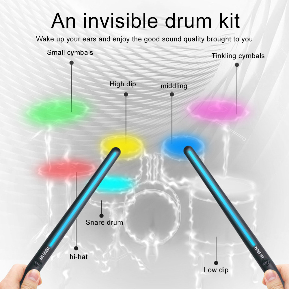 Portable Air Drum Set Air Drum - Musical Instrument Virtual review and price