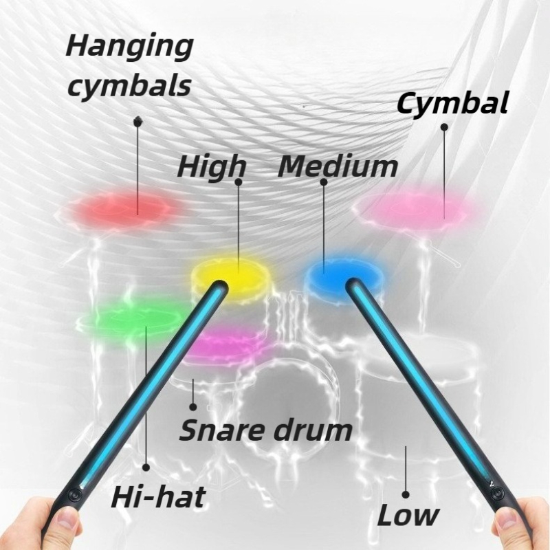 Air Electronic Drum Set Beginn - Musical Instrument Virtual review and price